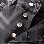 Amr Flared Black Jeans